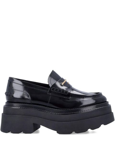 Alexander Wang 75mm Carter platform loafers - Black - zdjęcie produktu nr 1