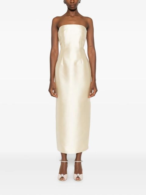 Solace London The Renee strapless midi dress - Neutrals - zdjęcie produktu nr 2