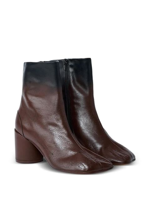 MM6 Maison Margiela anatomic leather ankle boots - Brown - zdjęcie produktu nr 2