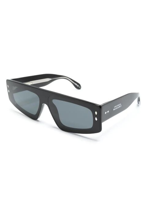 Isabel Marant Eyewear Zoomy geometric-frame sunglasses - Black - zdjęcie produktu nr 2