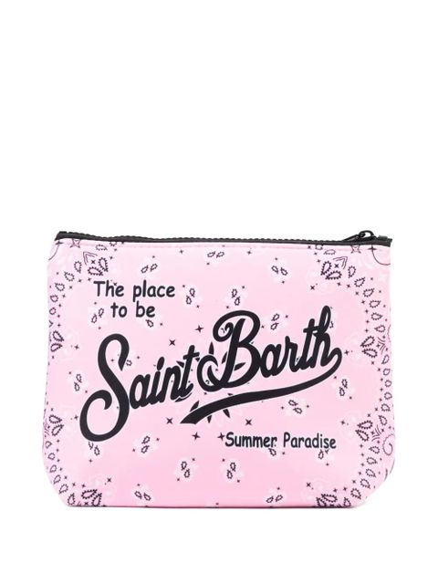 MC2 Saint Barth Aline bandana-print pouch - Pink - zdjęcie produktu nr 2