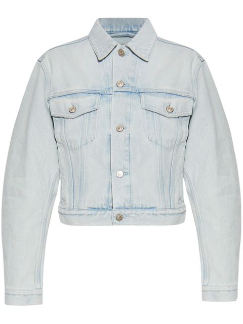 Balenciaga washed-denim jacket - Blue