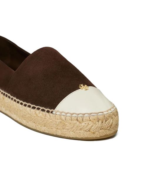 Tory Burch suede espadrilles - Brown