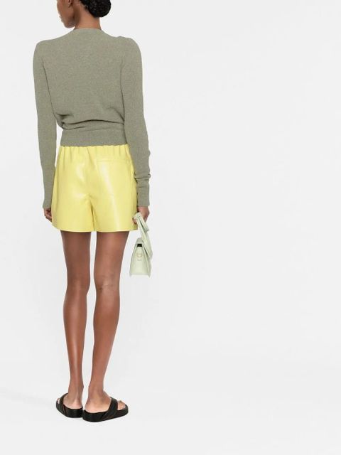 Nanushka elasticated-waist shorts - Yellow