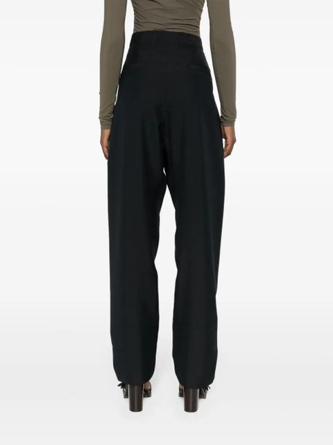 LEMAIRE pleat-detail tailored trousers - Blue