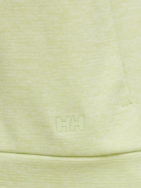 Helly Hansen bluza sportowa Lifa Tech damska kolor zielony z kapturem gładka Lifa Tech 48530