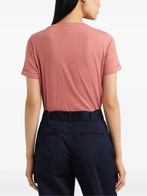 Lauren Ralph Lauren logo-beaded T-shirt - Pink - zdjęcie produktu nr 2