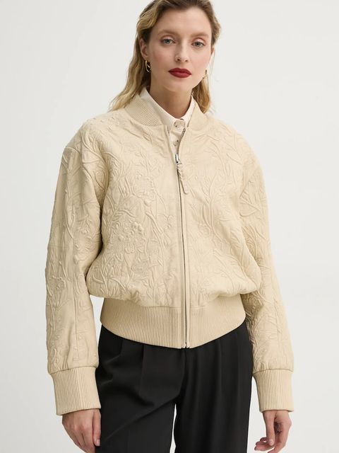 MUNTHE kurtka bomber skórzana FERRIL