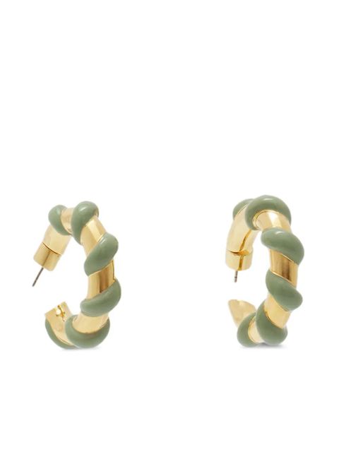 Lanvin twist hoop earrings - Gold