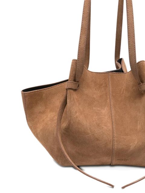 Yuzefi Mochi knot-detail shoulder bag - Brown