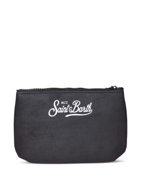 MC2 Saint Barth graphic-heart clutch bag - Black - zdjęcie produktu nr 2