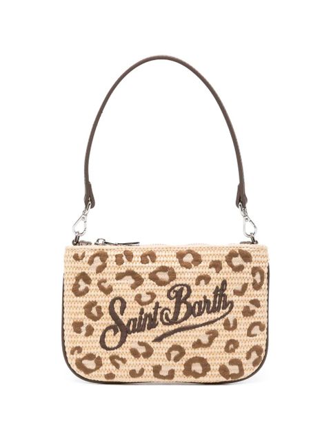 MC2 Saint Barth mini leopard-print embroidered tote bag - Neutrals - zdjęcie produktu nr 1