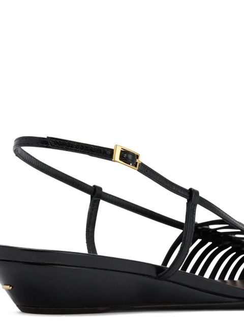 Giuseppe Zanotti braided leather jane ballerina - Black - zdjęcie produktu nr 2