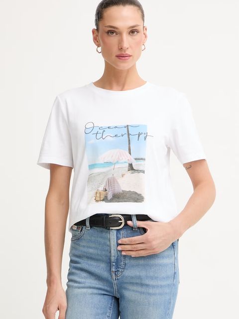 Marc Aurel T-shirt damski bawełniany - zdjęcie produktu nr 1