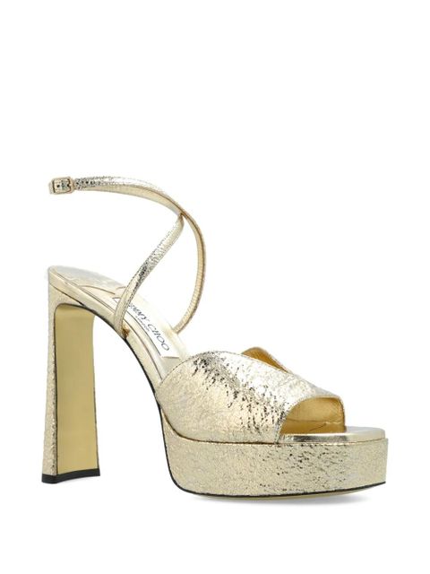 Jimmy Choo 145mm Karli platform sandals - Gold