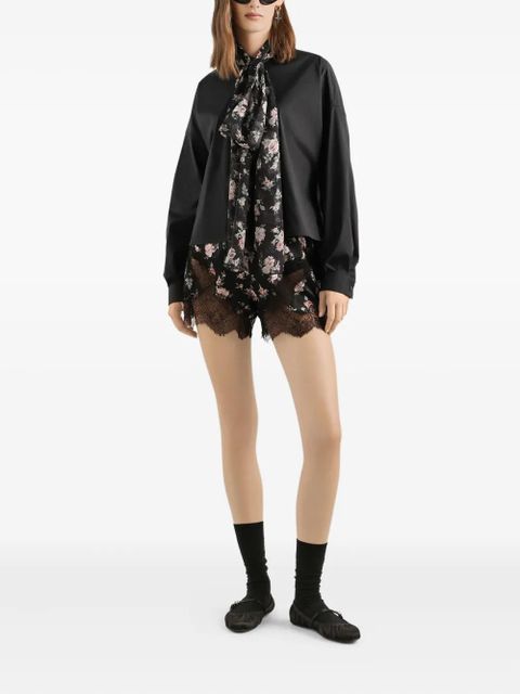 Dolce & Gabbana floral scarf top - Black - zdjęcie produktu nr 2