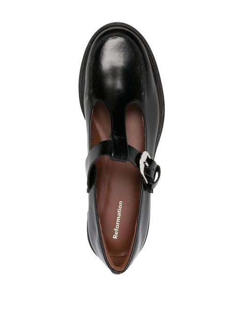 Reformation Abalonia maryjane loafers - Black