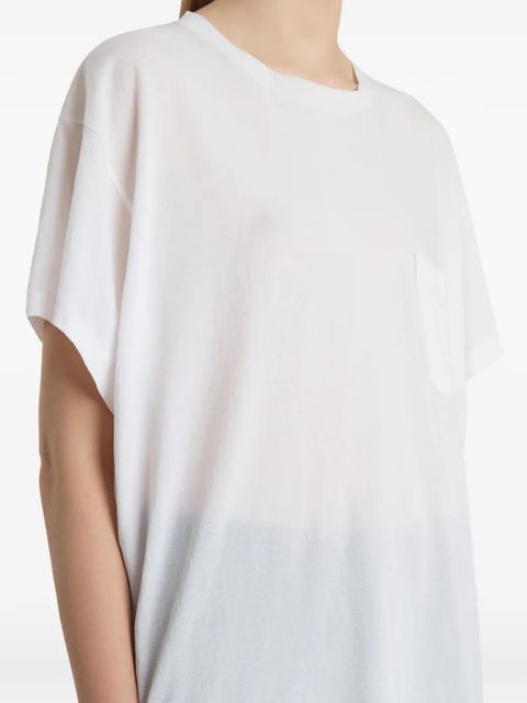 KHAITE crew-neck T-shirt - White