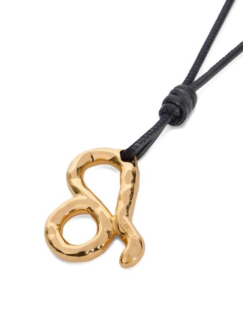 Jil Sander Zodiac charm necklace - Gold - zdjęcie produktu nr 2