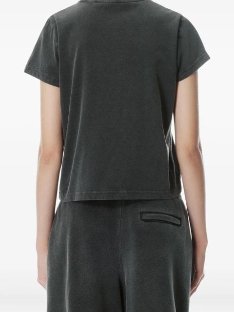 Alexander Wang logo-print cotton T-shirt - Black
