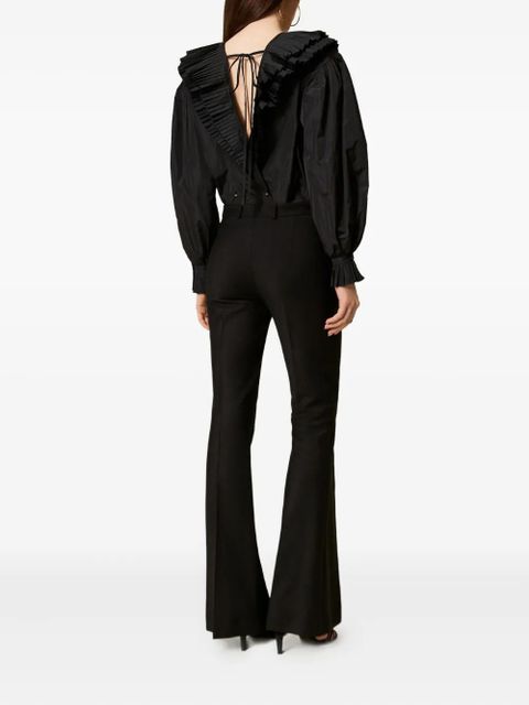 TWINSET flared trousers - Black