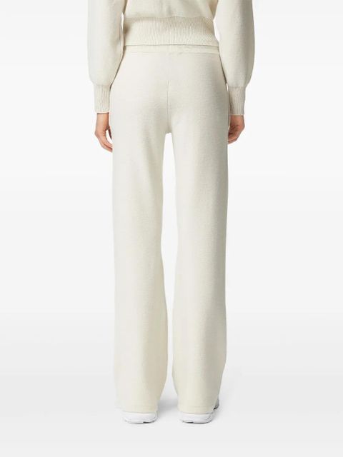 Versace flared towel track pants - Neutrals