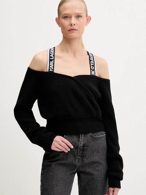 Karl Lagerfeld Jeans sweter z domieszką wełny - zdjęcie produktu nr 1