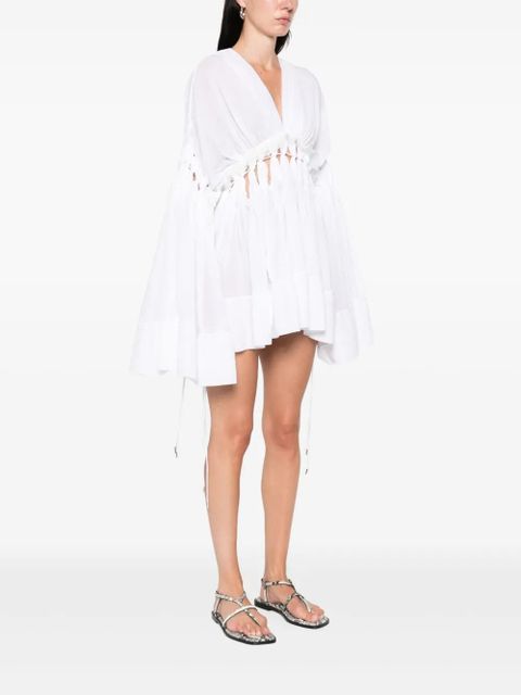 Christopher Esber cotton-blend dress - White