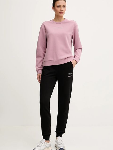 EA7 Emporio Armani bluza damska kolor różowy z nadrukiem AF10443.7W000799 - zdjęcie produktu nr 2