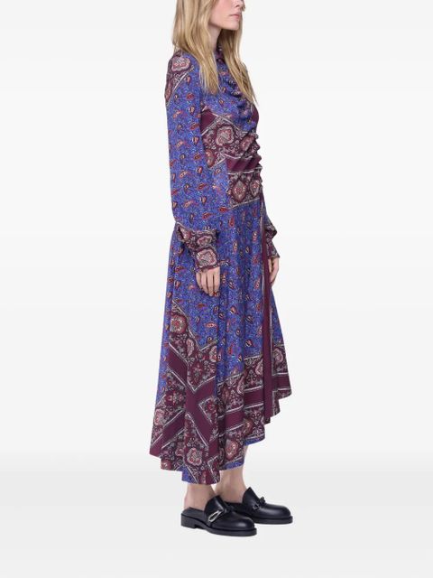 Rabanne asymmetric shirt dress - Blue - zdjęcie produktu nr 2