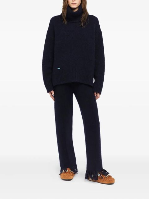 Alanui ribbed-knit sweater - Blue - zdjęcie produktu nr 2