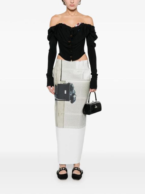 Vivienne Westwood button bea corset top - Black - zdjęcie produktu nr 2