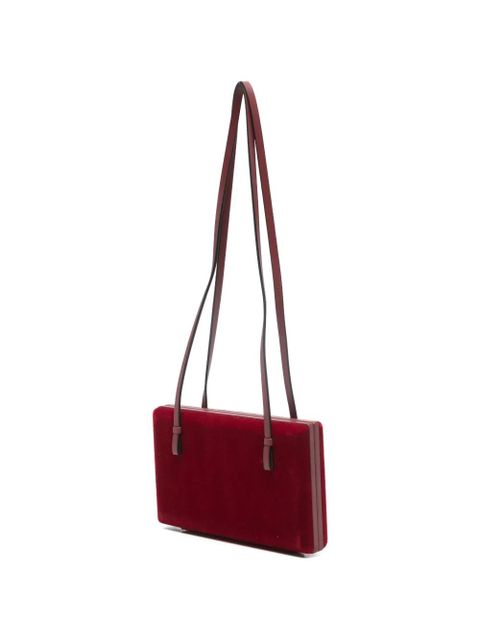 TOTEME cocktail velvet shoulder bag - Red - zdjęcie produktu nr 2