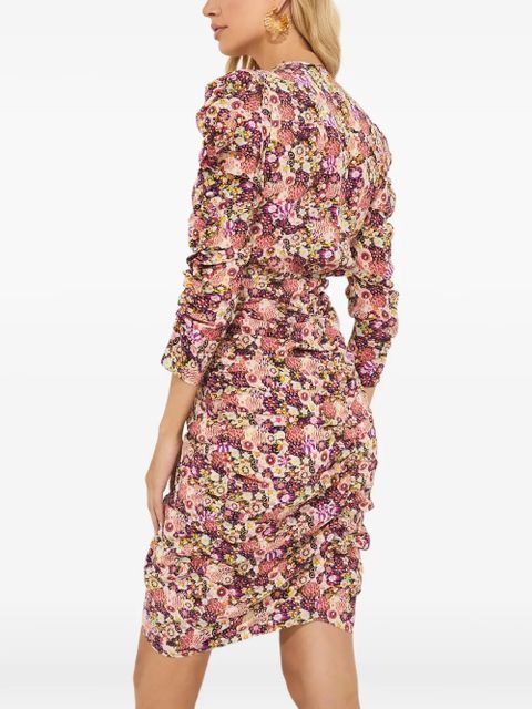 ISABEL MARANT floral-print mini dress - Pink