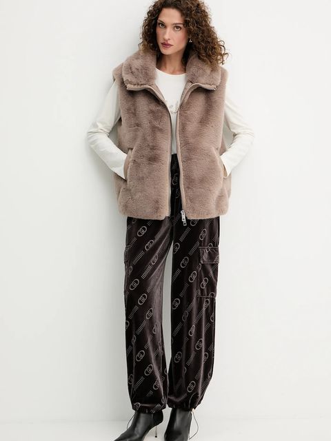 Liu Jo longsleeve kolor beżowy TF5300.JS003