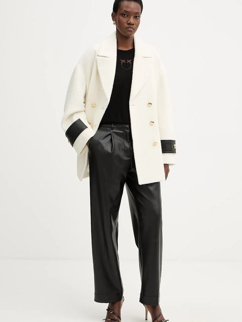 Pinko sweter damski kolor czarny lekki 105417 A18M