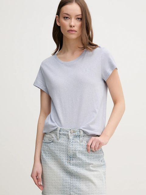 Pepe Jeans t-shirt lniany MEGAN - zdjęcie produktu nr 1