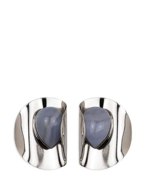 Jennifer Behr Keziah agate earrings - Silver - zdjęcie produktu nr 1