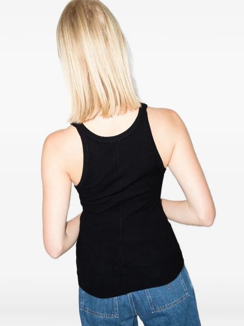 RE/DONE ribbed tank top - Black