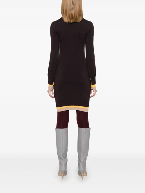 FENDI layered mini dress - Purple