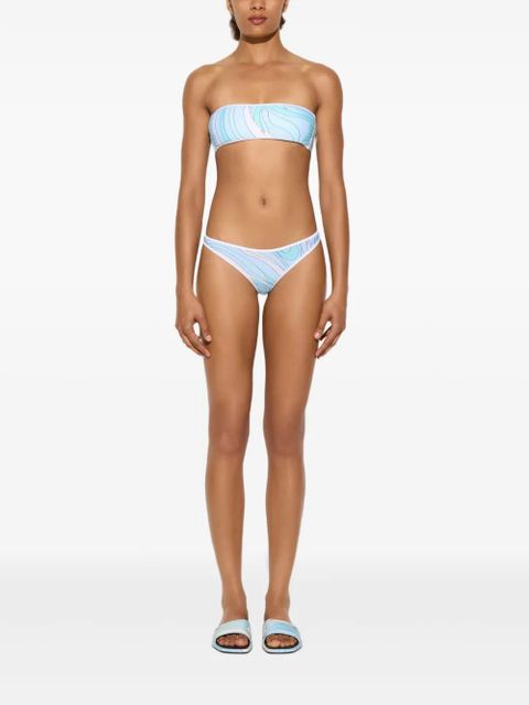 PUCCI marmo-print bikini bottoms - Blue