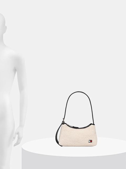 Tommy Jeans torebka kolor beżowy AW0AW18011