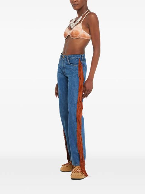 Alanui Golden Dusk denim jeans - Blue - zdjęcie produktu nr 2