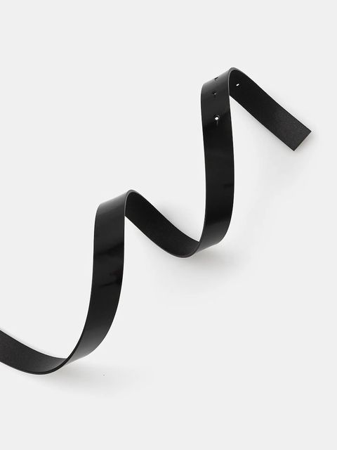 Trussardi pasek skórzany damski kolor czarny B351B000003N - zdjęcie produktu nr 2