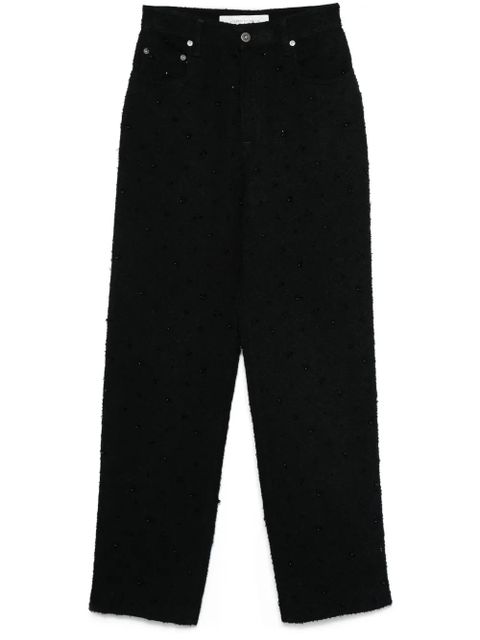 Golden Goose crystal-embellished trousers - Black - zdjęcie produktu nr 1