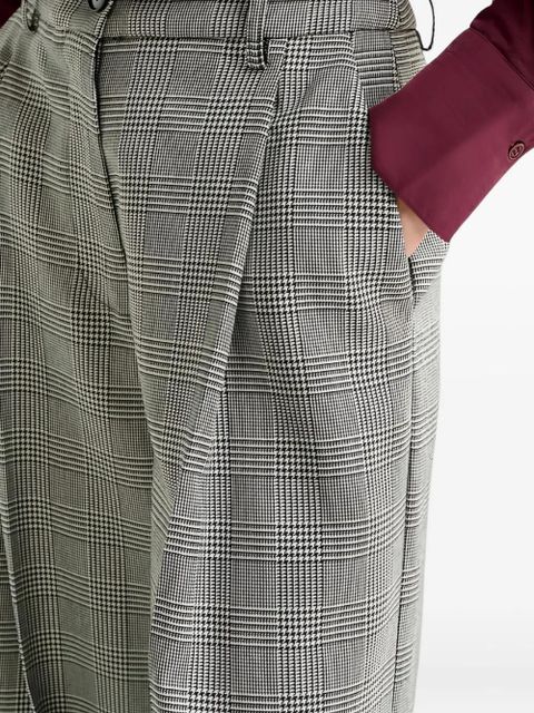 Essentiel Antwerp check-pattern trousers - Grey
