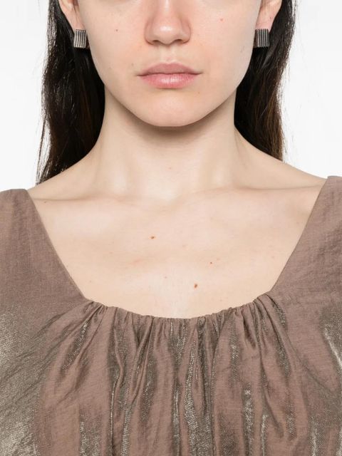 Eleh sleeveless top - Brown