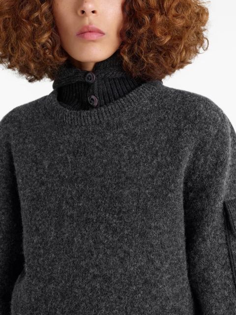 LEMAIRE cargo-pockets sweater - Grey - zdjęcie produktu nr 2