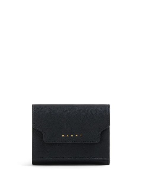 Marni tri-fold leather wallet - Black - zdjęcie produktu nr 1