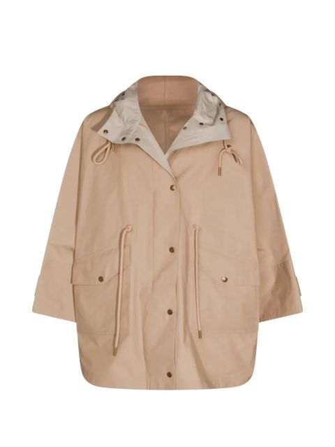 Moncler drawstring hooded jacket - Neutrals - zdjęcie produktu nr 1